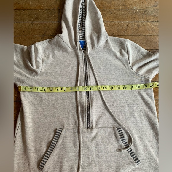 Women’s cream coloured Blue Curl hoodie dress size large - Picture 7 of 7